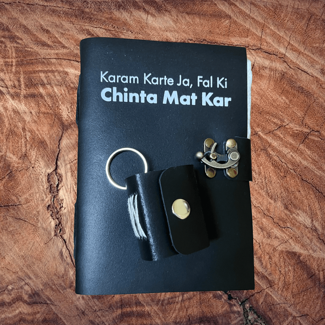 Karam Karte Ja Faux Leather Diary