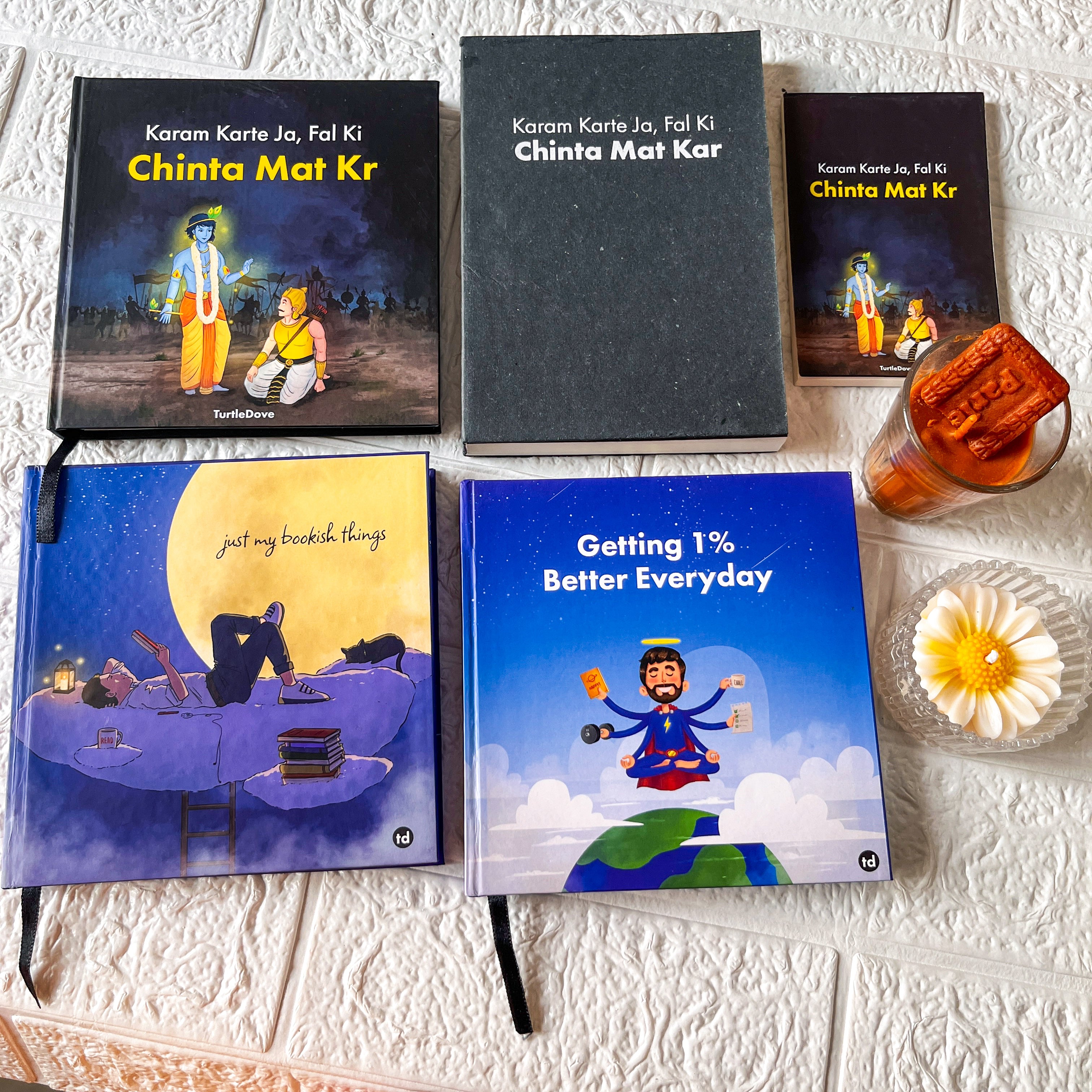 The Ultimate Productivity Hamper (All 3 Planners + Notebook + Notepad + Parle G Candle + Daisy Candle)