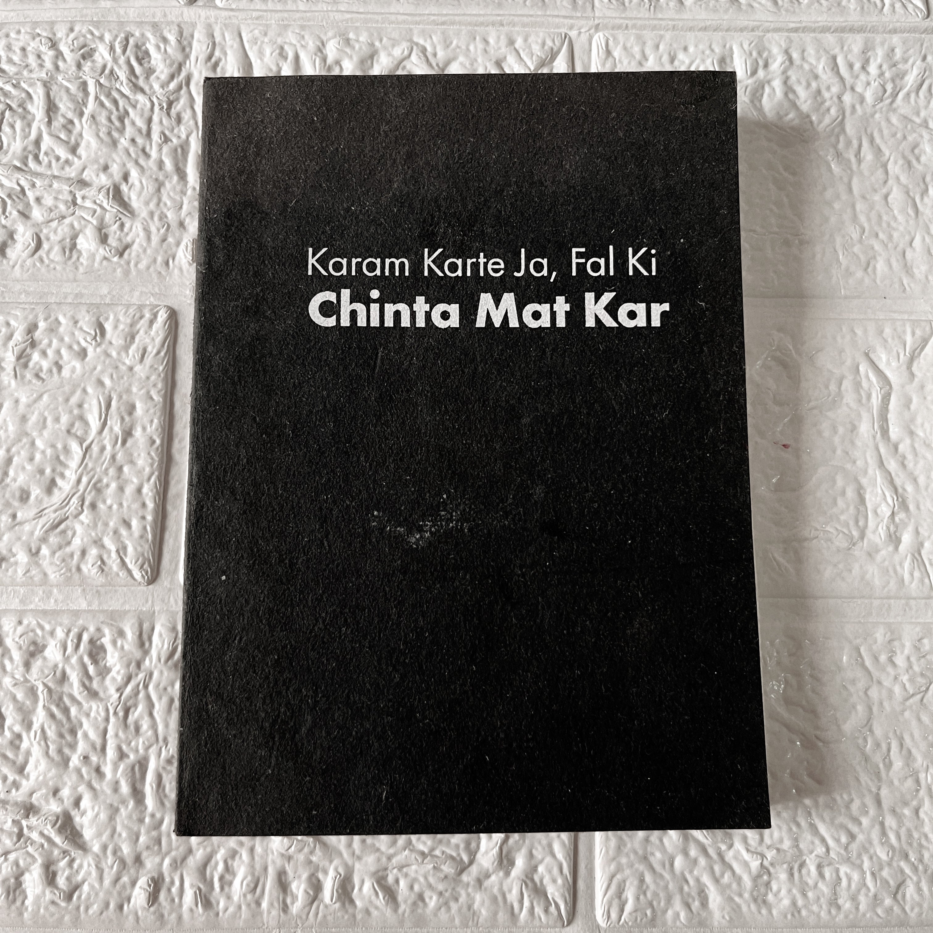 Karam Karte Ja Notebook